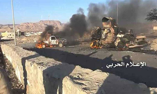 emboscada Cinco jefes de las fuerzas de agresión resultan heridos en una emboscada en Yemen
